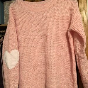 Pink sweater, worn once (tried on, was too small)